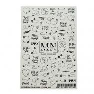 Слайдер дизайн для маникюра путешествие MIW NAILS