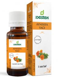 Косметическое масло календулы для дица, тела, для волос, для массажа 20 DESTEK