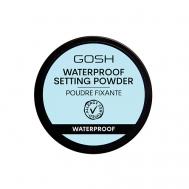 Пудра для лица рассыпчатая водостойкая прозрачная Waterproof Setting Powder Gosh