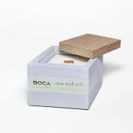 Свеча ароматическая ONE AND ONLY, ветивер, бобы тонка, бергамот 130 BOCA AROMA