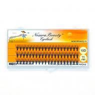 Накладные ресницы пучки 10D NESURABEAUTY