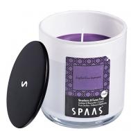 Свеча ароматическая в стакане с алюминиевой крышкой  Клубника-ягоды 1 Spaas