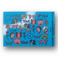 Слайдер дизайн для ногтей 2D MN 336 Anna Tkacheva