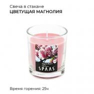 Свеча ароматическая в стакане Цветущая магнолия 1 Spaas