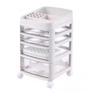 Стеллаж косметолога 4 ящика + полка-органайзер Joli Angel