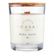 Свеча в стекле Baby muse 0+ 200 CASA LEGGERA