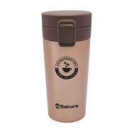 Термокружка с кнопкой 380 мл SAKURA