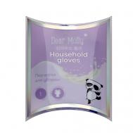 Перчатки для уборки фиолетовые DEAR MOLLY