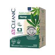 Naturals Organic Cotton&Hemp Прокладки гигиенические ночные CLEANIC
