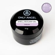 Гель  для наращивания ногтей с белой поталью ONLY ANGEL