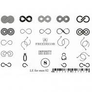 Мужской слайдер дизайн бесконечность Le for men Freedecor