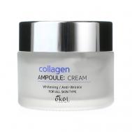Крем для лица ампульный c лифтинг-эффектом с Коллагеном Collagen Ampoule Cream 50 EKEL