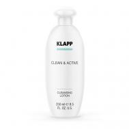 Очищающее молочко CLEAN&ACTIVE Cleansing Lotion 250 KLAPP Cosmetics