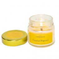 Свеча ароматическая "Карамельный попкорн" с деревянным фитилем 100 LIMBERGHOME DECOR