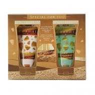 Набор «Сияй» скраб и крем для тела, аромат манго и кокос Чистое счастье