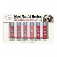 Набор из 6 оттенков мини жидких матовых помад Meet Matt(e) Hughes THEBALM