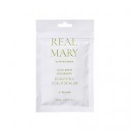 Очищающая и отшелушивающая маска для кожи головы с соком розмарина Real Mary Purifying Scalp Scaler Rated Green