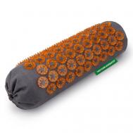 Массажер "Тибетский аппликатор" мягкий валик универсальный, тёмный лен Лаборатория Кузнецова