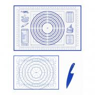 Набор силиконовых ковриков для раскатки и выпечки "БЕЙКЕР" с ножом Ruges