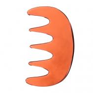 Массажер скребок Гуаша "Гребень" из меди HANAI