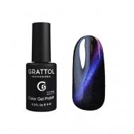 Гель-лак магнитный Кошачий Глаз 9D Grattol