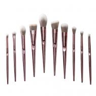 Набор кистей для пудры и румян, теней, губ, бровей в конверте Joli Angel