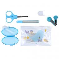 Набор маникюрный детский «Для Малыша», 4 предмета: ножнички, книпсер, пилочка, щётка Крошка Я