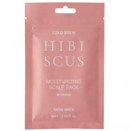Увлажняющая маска для кожи головы с соком гибискуса (мини-формат) Hibiscus Moisturizing Scalp Pack Rated Green