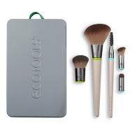 Набор кистей для макияжа (5 сменных насадок и 2 ручки)  Interchangeables Daily Essentials Total Face Kit ECOTOOLS