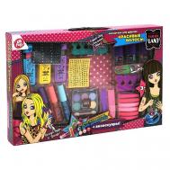 Набор детской косметики мел для волос, лак, тени, блеск для губ Lapulli Kids