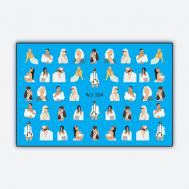 Слайдер дизайн Имитация Аэрографии "Summer girls" Freedecor