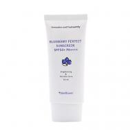 Крем для лица солнцезащитный с экстрактом черники Blueberry Perfect Sunscreen SPF 50+ PA++++ 50 BELLFLOWER