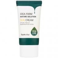 Крем для лица солнцезащитный Cica Farm Nature Solution Eye Cream SPF50+  PA++++ 50 FARMSTAY