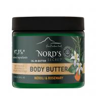 Масло для тела увлажняющее с эфирным маслом "Цветок нероли и розмарин" Neroli & Rosemary Body Butter 320 NORD'S SECRET