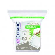 Home Spa Bamboo Ватные диски гигиенические квадратные CLEANIC