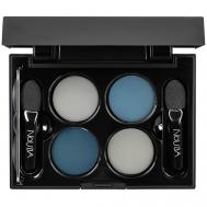 Тени для век 4 оттенка QUATTRO EYESHADOW Nouba