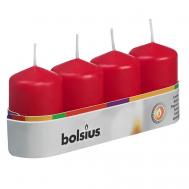 Свечи столбик  Classic красные Bolsius