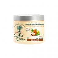 Крем-маска для сухих и поврежденных волос на основе 3-х масел Olive, Shea & Argan Oils Nutrition Mask 330 LE PETIT OLIVIER