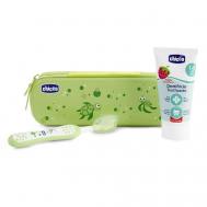 Набор детский для чистки зубов (зеленый) Chicco