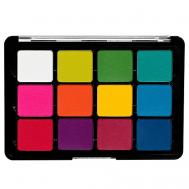 Палетка матовых теней для век PRO 08 Editorial Brights VISEART