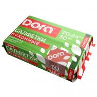 Салфетки из вискозы перфорированные в диспенсере DORA