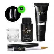 Набор для моделирования ногтей с верхними формами (арочный миндаль) ALL STAR PROFESSIONAL