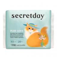 Прокладки ежедневные хлопковые Pure Love XS Secret Day
