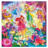 Пазл фигурный на подложке Лесные феи ГеоДом