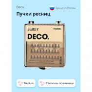 Пучки ресниц с плоским основанием deco