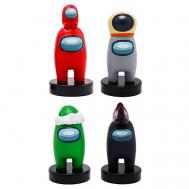 Набор фигурок-штампиков 3 серия (герой в зеленой шапке) Among Us