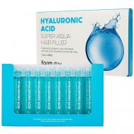 Филлер для волос с гиалуроновой кислотой Hyaluronic Acid Super Aqua Hair Filler 10 FARMSTAY