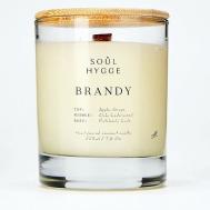 Ароматическая свеча BRANDY с деревянным фитилем 225 SOUL HYGGE