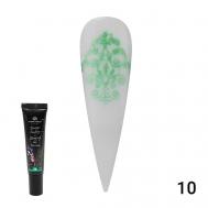 Гель краска для стемпинга и китайской росписи с шиммером 001 Global Fashion