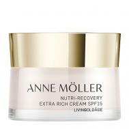 Крем для лица супер-питательный Livingoldage Nutri-Recovery Extra-Rich Cream SPF15 50 ANNE MOLLER